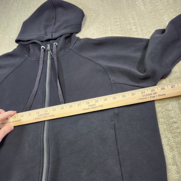 Spanx Hoodie Women XL Air Essential Full Zip Sweatshirt Modal Blend Stretch - Picture 4 of 11